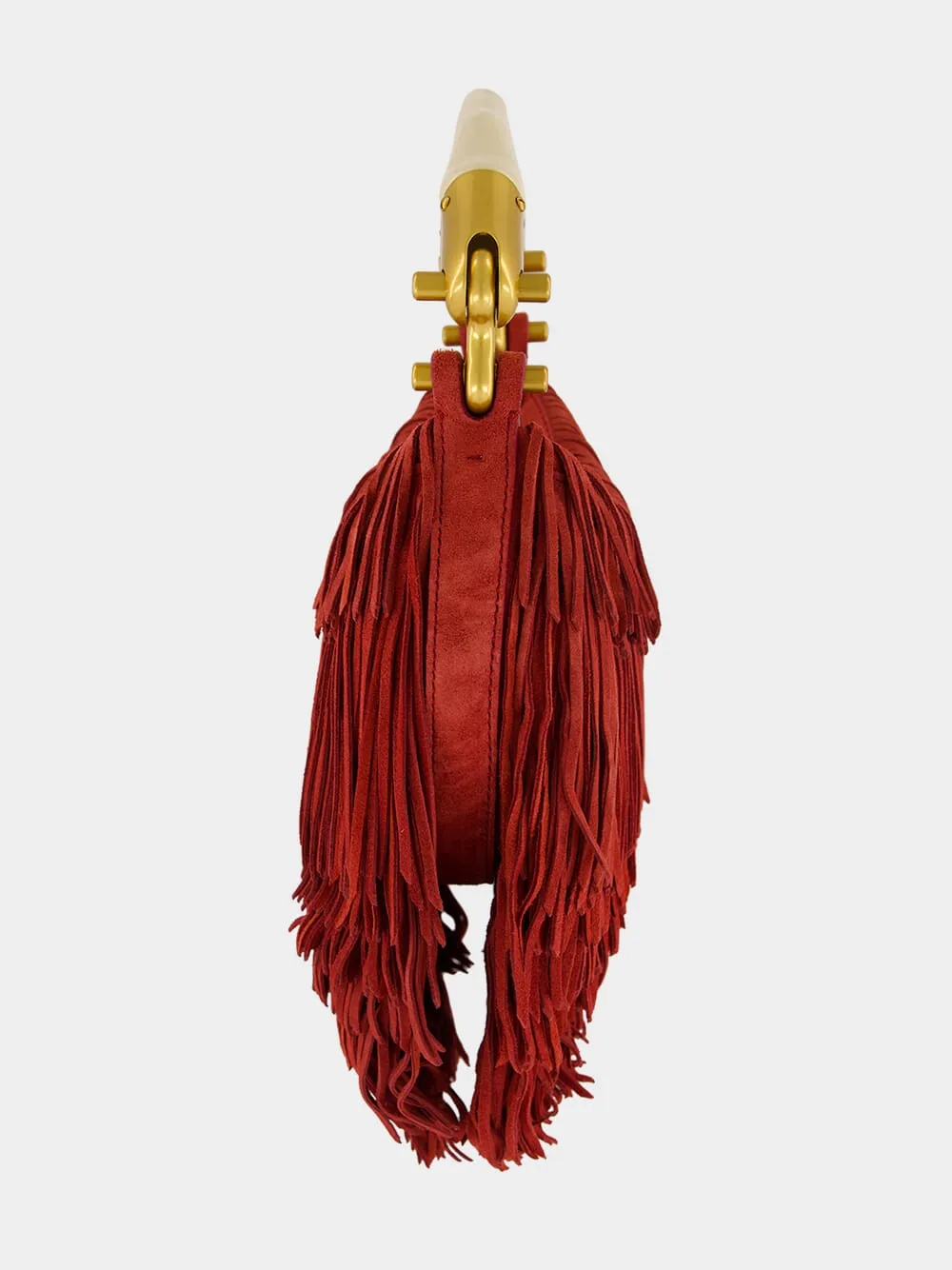 Ébène Fringe Suede Mini Handbag sold by Fashion Clinic product image thumbnail 3