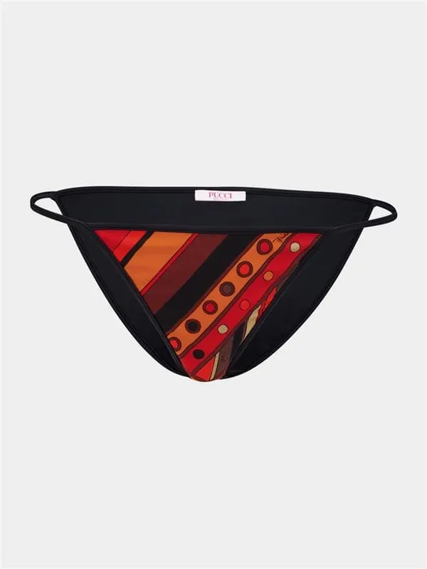 Vivara Print Tie-Side Bikini Bottom made by Emilio Pucci