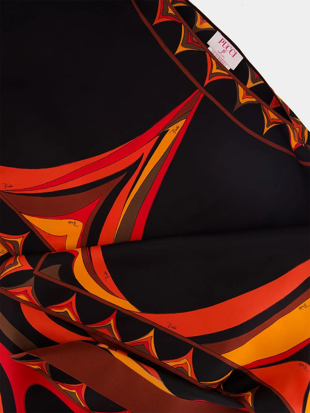 Marmo Print Silk Cape Dress sold by Fashion Clinic product image thumbnail 5