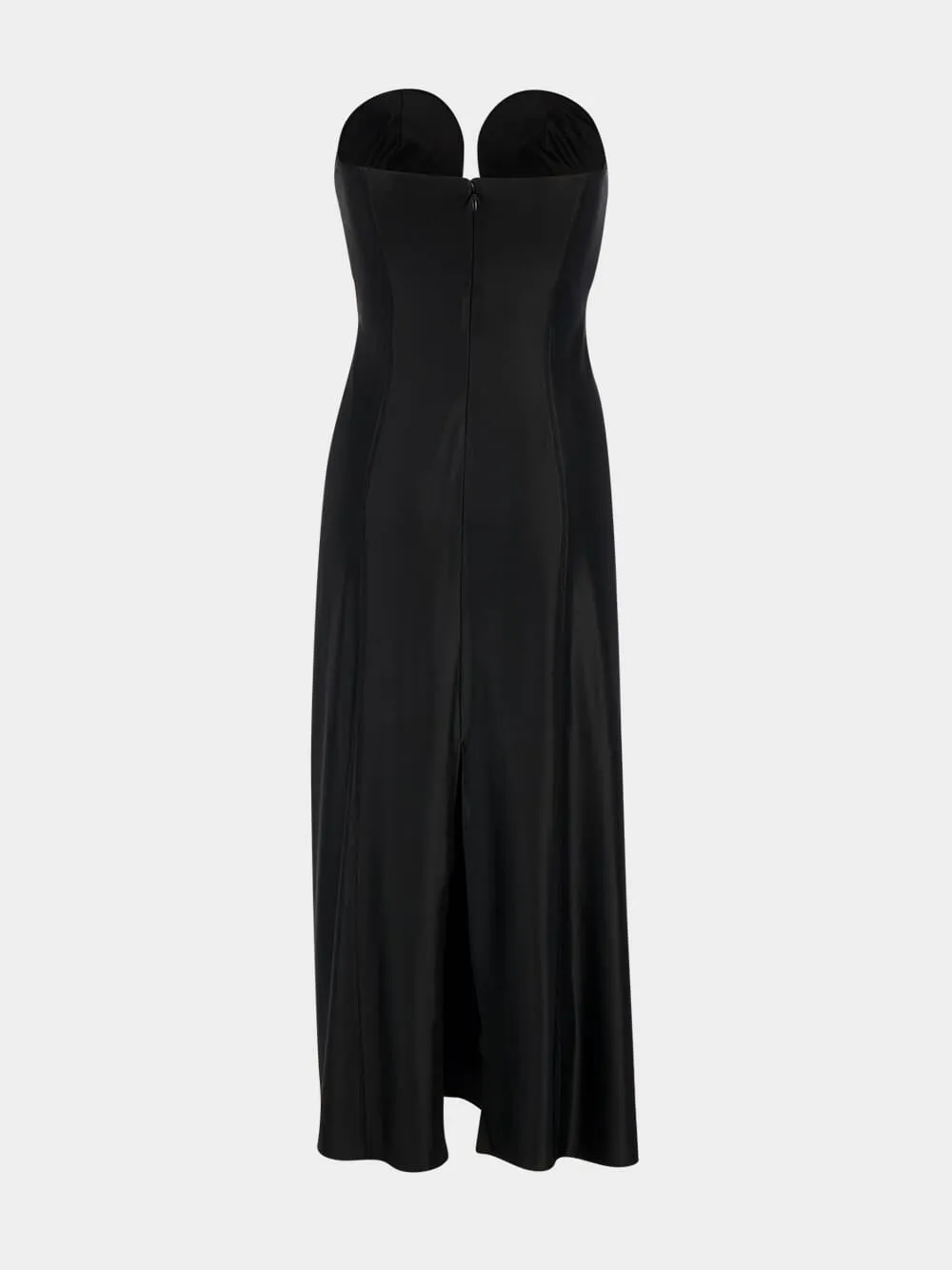 Black Sweetheart Midi Dress sold by Fashion Clinic product image thumbnail 4