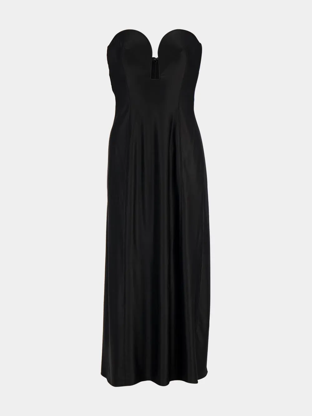 Black Sweetheart Midi Dress sold by Fashion Clinic product image thumbnail 2