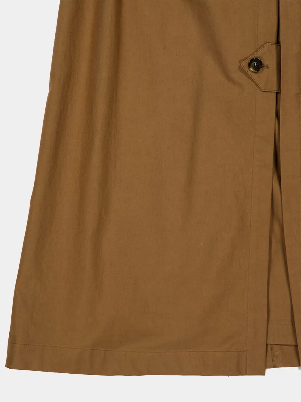 Pecan Double Layer Trench Coat sold by Fashion Clinic product image thumbnail 4