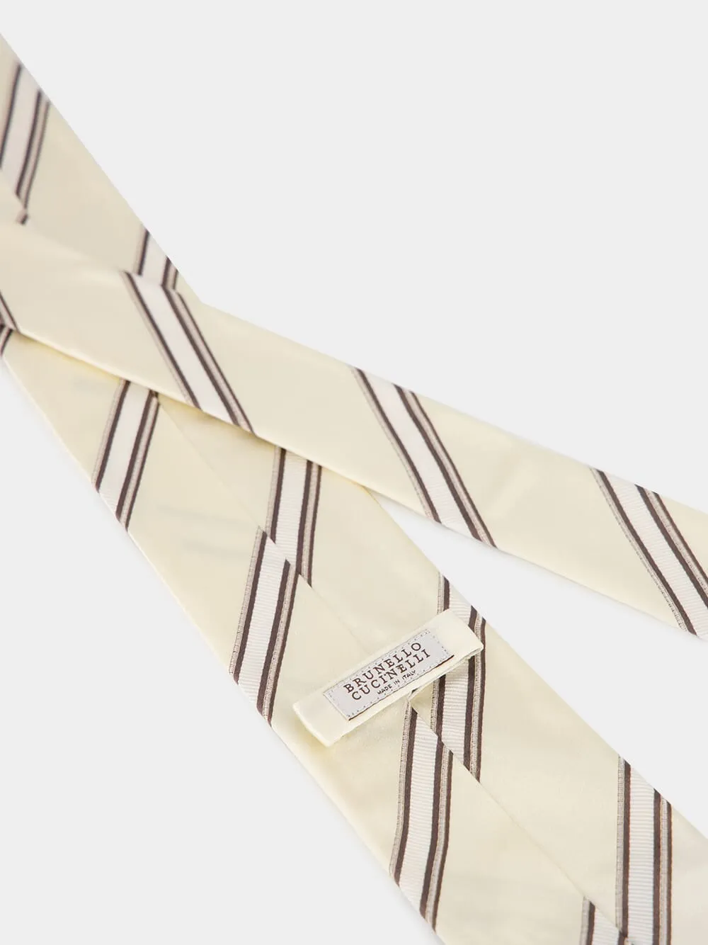 Panama Regimental Stripe Tie sold by Fashion Clinic product image thumbnail 5