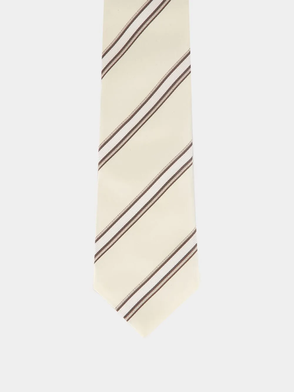 Panama Regimental Stripe Tie sold by Fashion Clinic product image thumbnail 3