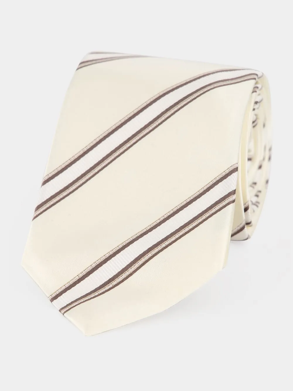 Panama Regimental Stripe Tie sold by Fashion Clinic product image thumbnail 2