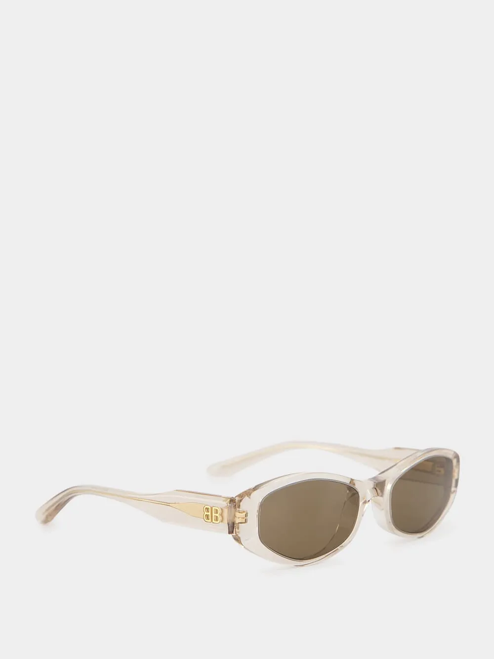 Beige Nova Oval Sunglasses sold by Fashion Clinic product image thumbnail 2