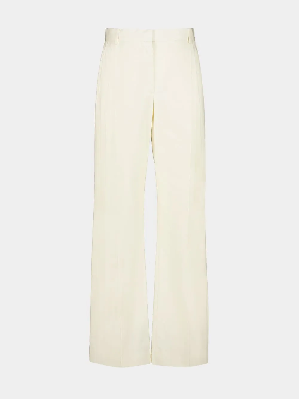 Vanilla Straight Cotton Trousers sold by Fashion Clinic