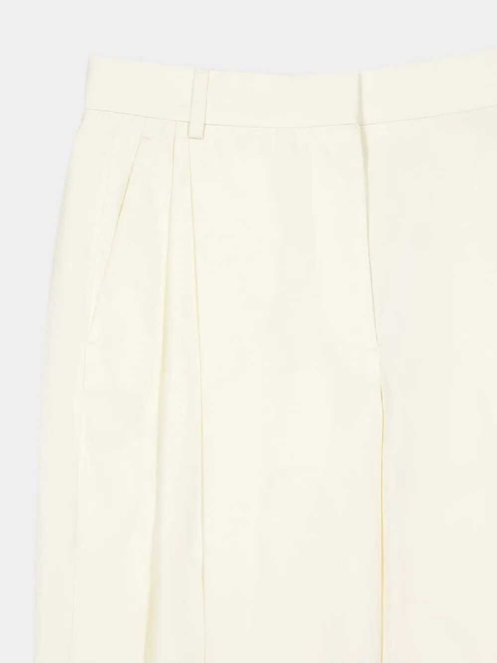 Vanilla Straight Cotton Trousers sold by Fashion Clinic product image thumbnail 3