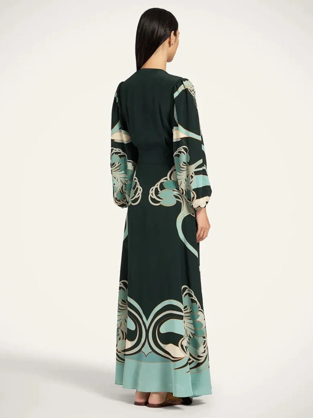 Blooming Tulip Camerino Silk Maxi Dress sold by Fashion Clinic product image thumbnail 3