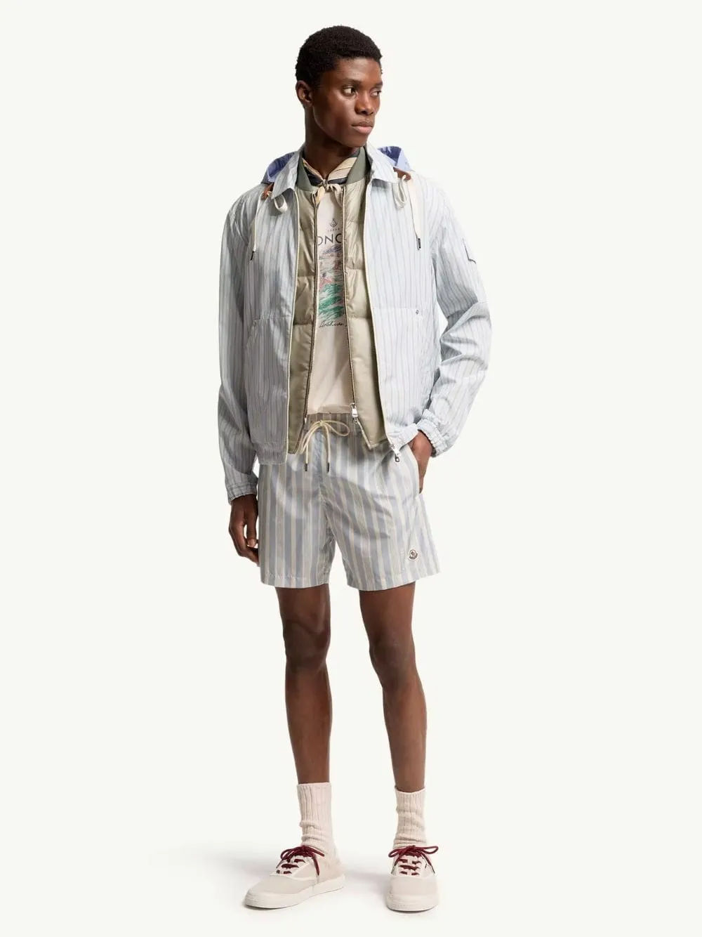 Blue Striped Swim Shorts sold by Fashion Clinic product image thumbnail 2