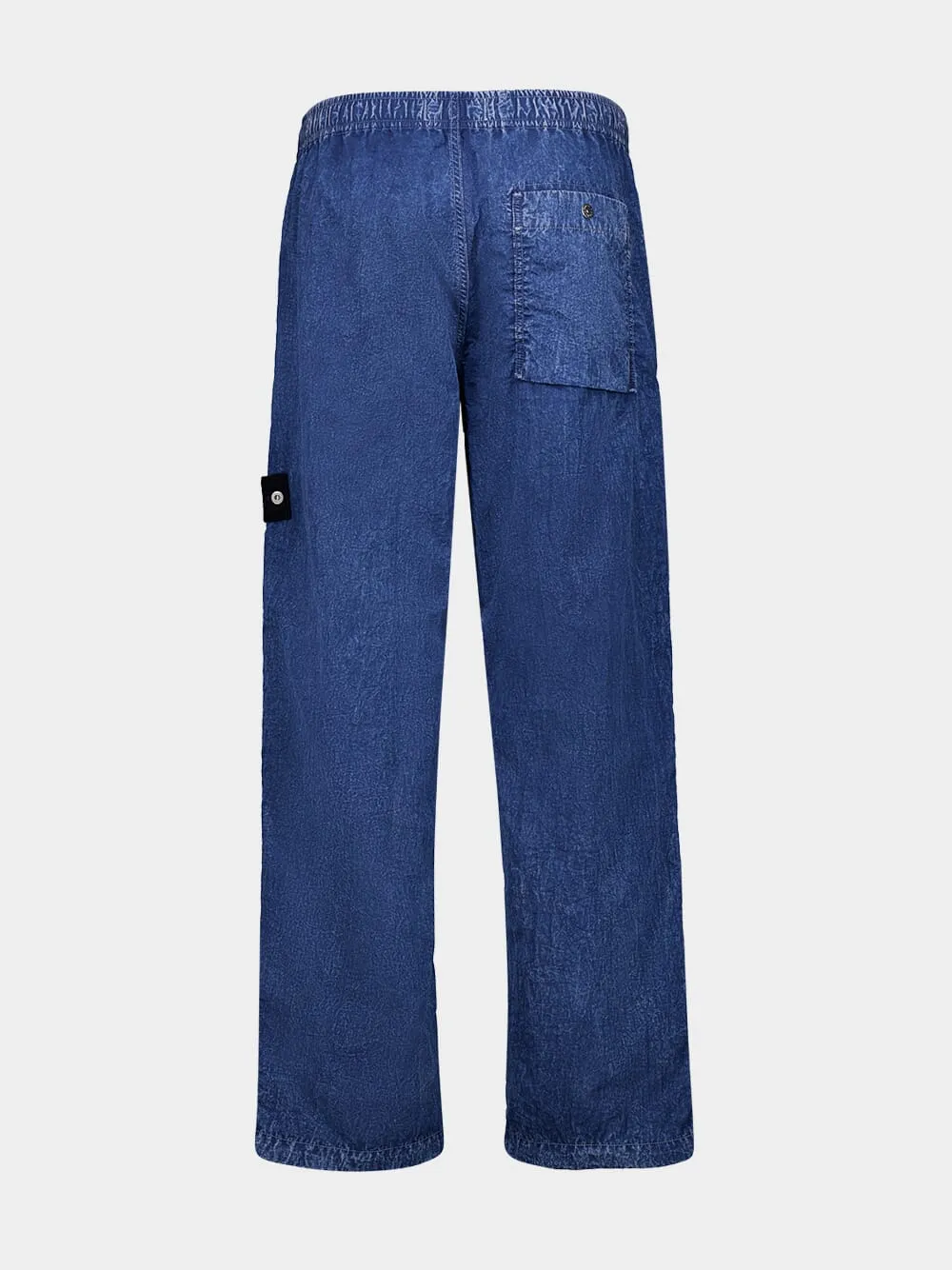 Indigo Blue Nylon Cargo Trousers sold by Fashion Clinic product image thumbnail 3