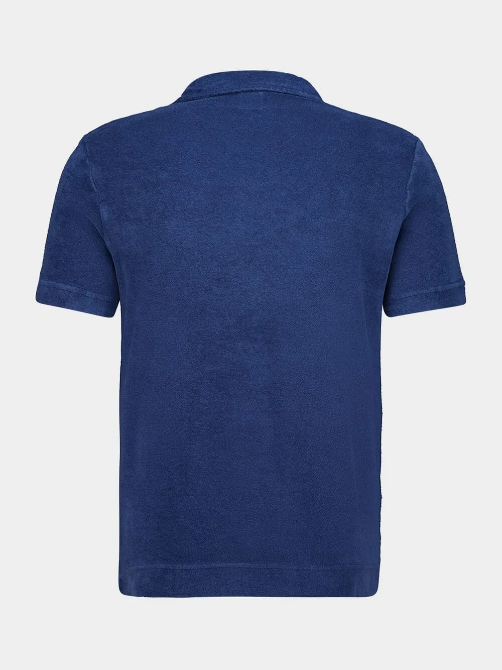 Navy Blue Peter Terry Cotton Polo sold by Fashion Clinic product image thumbnail 2