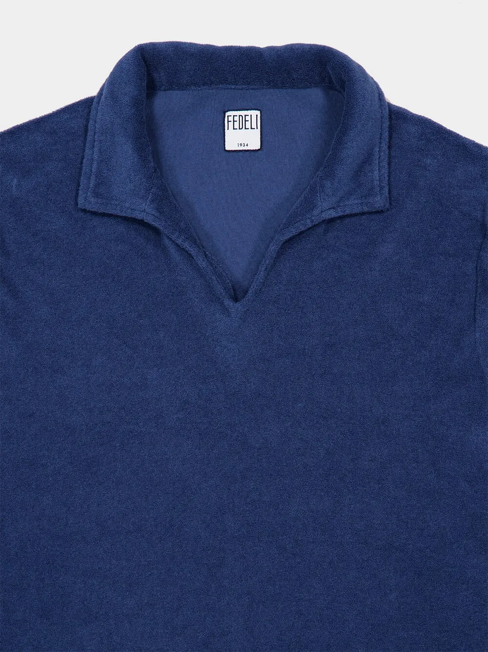 Navy Blue Peter Terry Cotton Polo sold by Fashion Clinic product image thumbnail 3