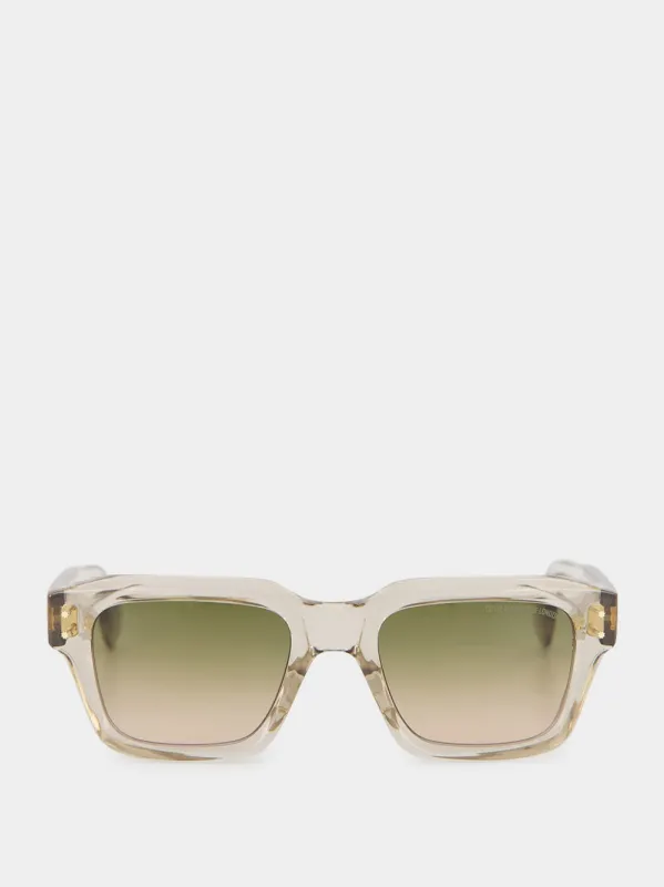 Sand Crystal 1432 Square Sunglasses made by Cutler and Gross