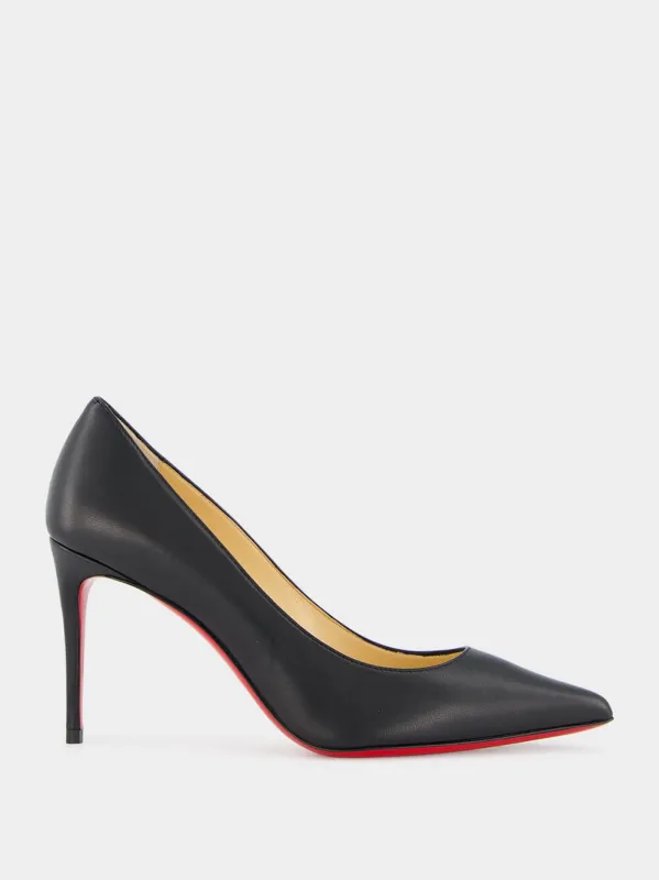 Black 85 Sporty Kate Pumps made by Christian Louboutin