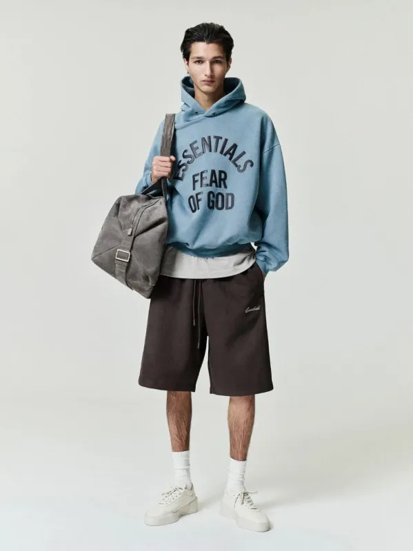 Faded Coastal Campus 90s Hooded Sweatshirt made by Fear of God