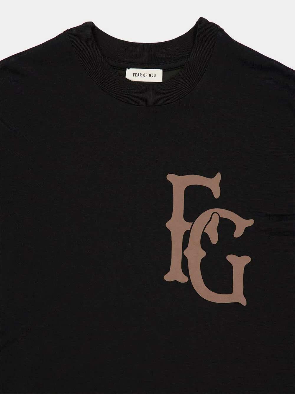 Black 43 Cotton Rayon T-Shirt sold by Fashion Clinic product image thumbnail 3