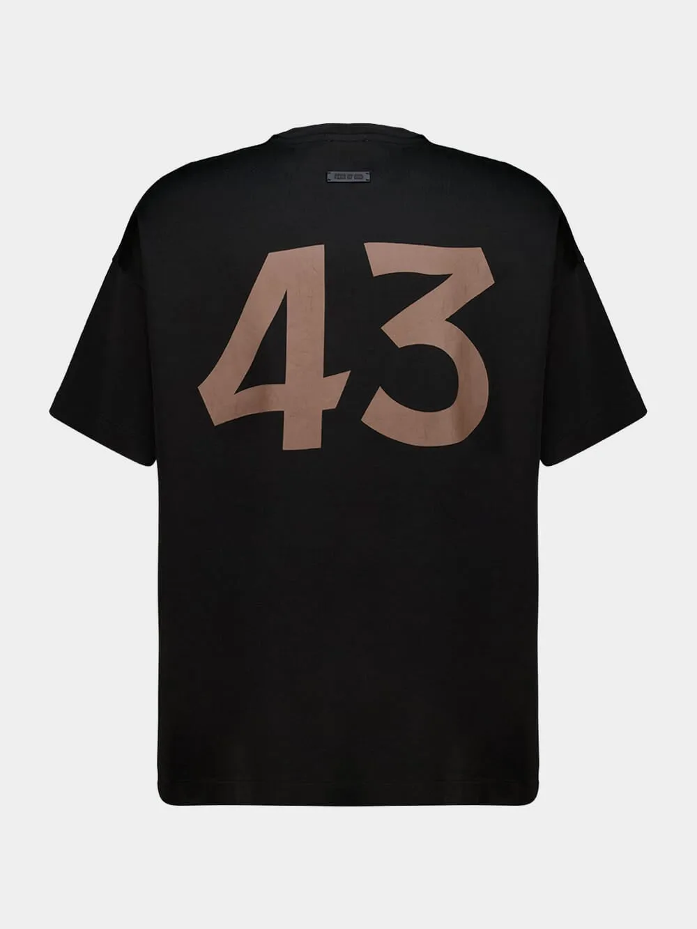 Black 43 Cotton Rayon T-Shirt sold by Fashion Clinic product image thumbnail 2