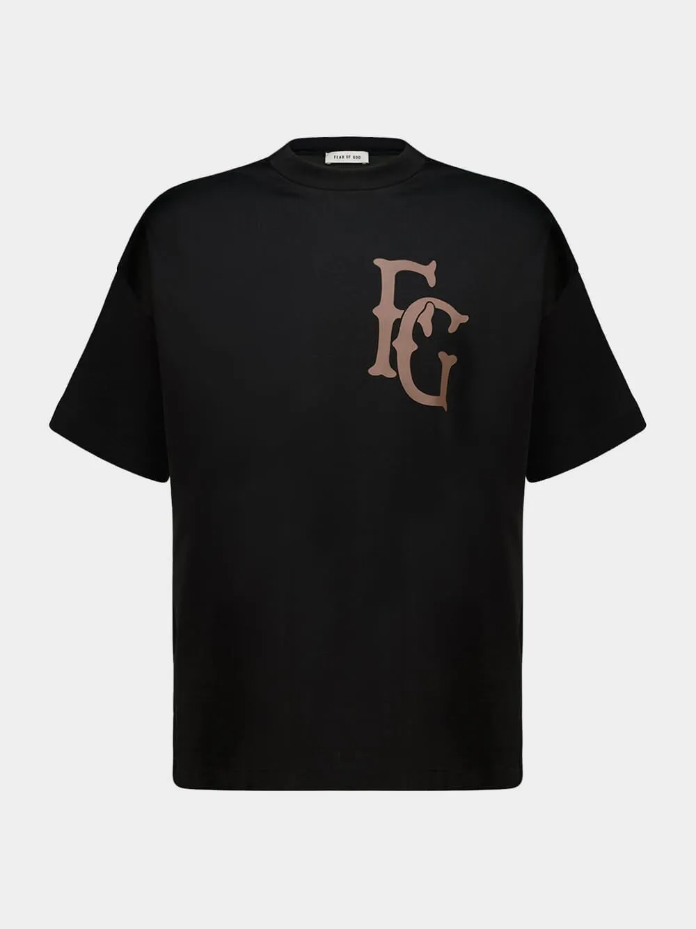 Black 43 Cotton Rayon T-Shirt sold by Fashion Clinic
