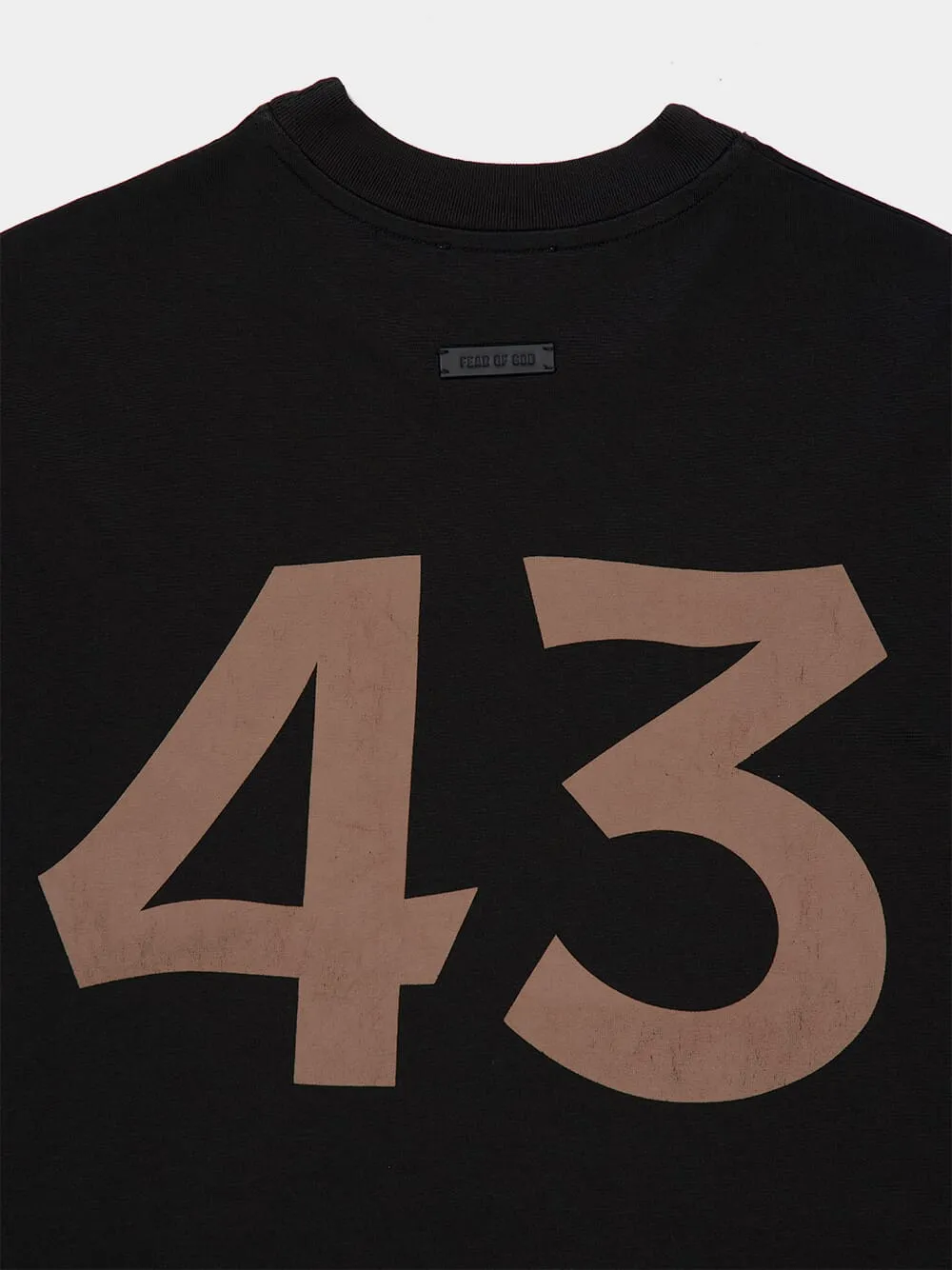 Black 43 Cotton Rayon T-Shirt sold by Fashion Clinic product image thumbnail 4