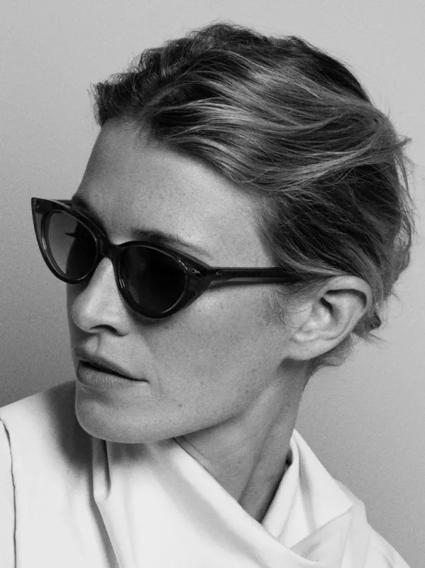 Yellow Turtle Gambetta Cat-Eye Sunglasses made by Ahlem Eyewear
