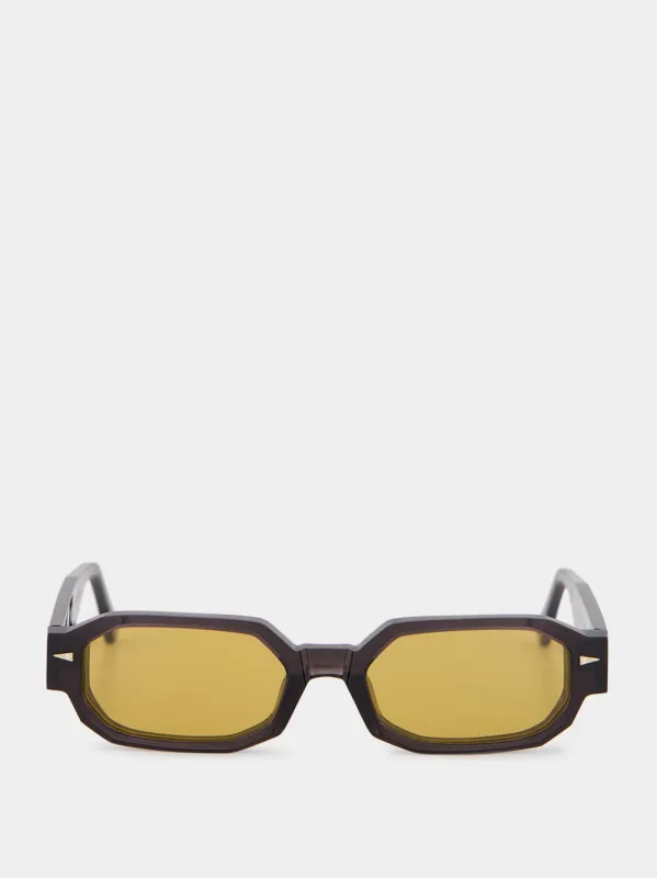 Darklight Honey Jules Sunglasses made by Ahlem Eyewear