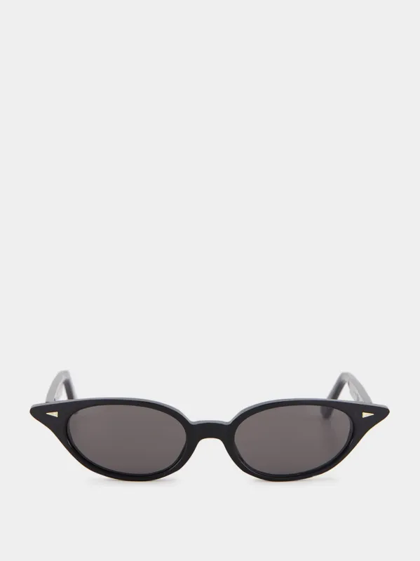 Black Storm Grâce Voyager Sunglasses made by Ahlem Eyewear