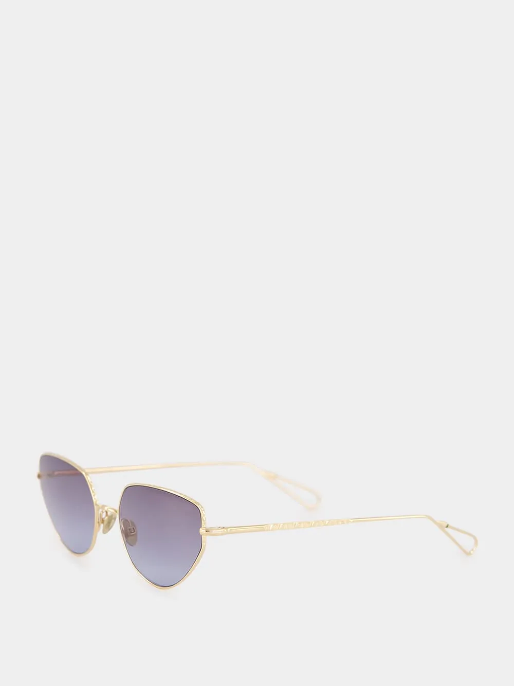 Champagne Blue Gradient Harpe Sunglasses sold by Fashion Clinic product image thumbnail 4