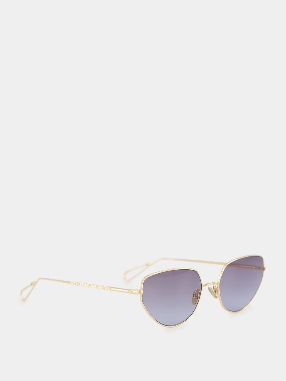 Champagne Blue Gradient Harpe Sunglasses sold by Fashion Clinic product image thumbnail 3