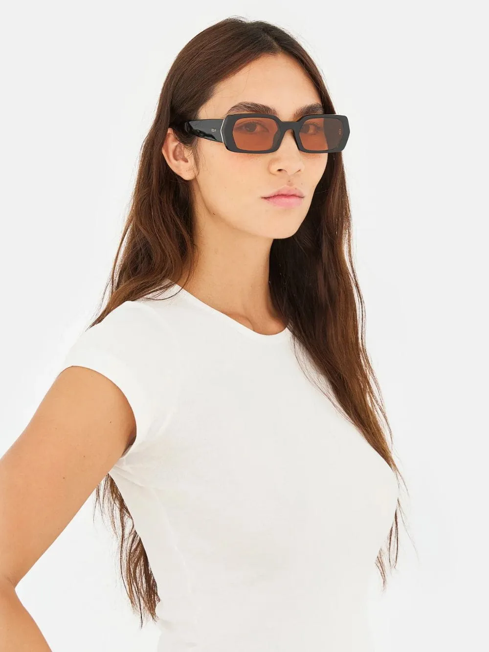 Black L'Altro Refined Sunglasses sold by Fashion Clinic product image thumbnail 2