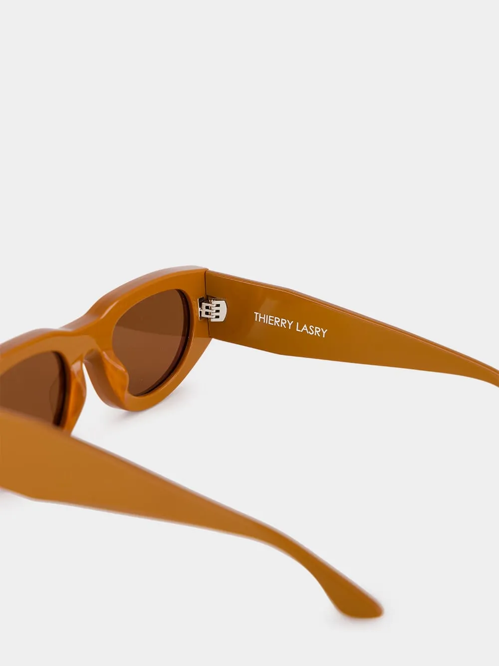 Dopamy Orange Acetate Sunglasses sold by Fashion Clinic product image thumbnail 5
