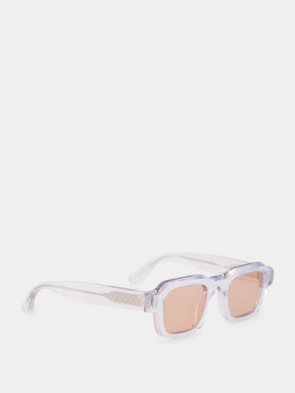 Flexxxy Clear Acetate Pink Tinted Sunglasses sold by Fashion Clinic product image thumbnail 2