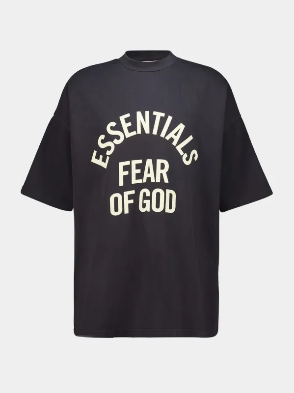 Faded Black Campus 90s T-Shirt made by Fear of God