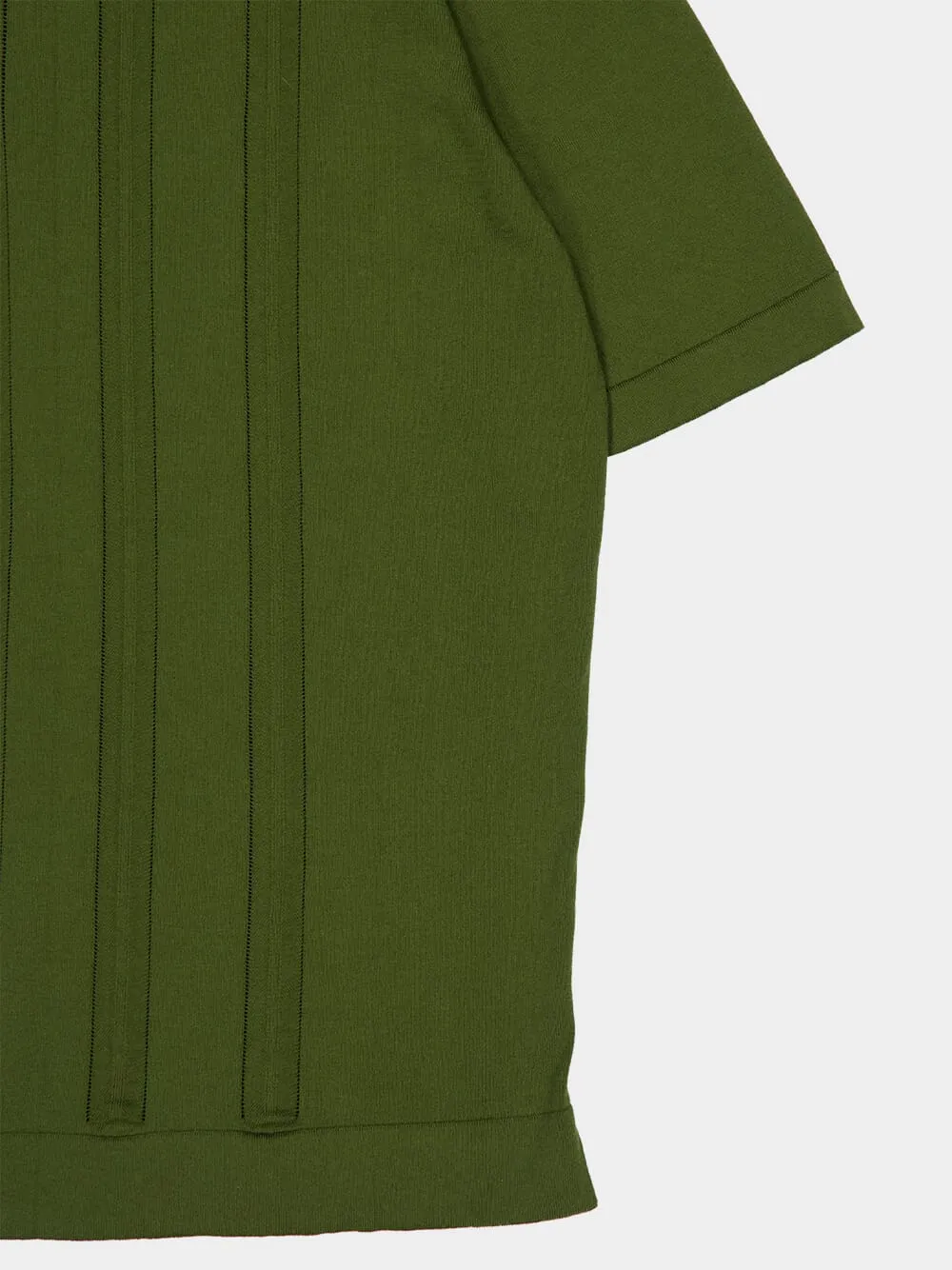 Forest Green Cotton Polo Shirt sold by Fashion Clinic product image thumbnail 4