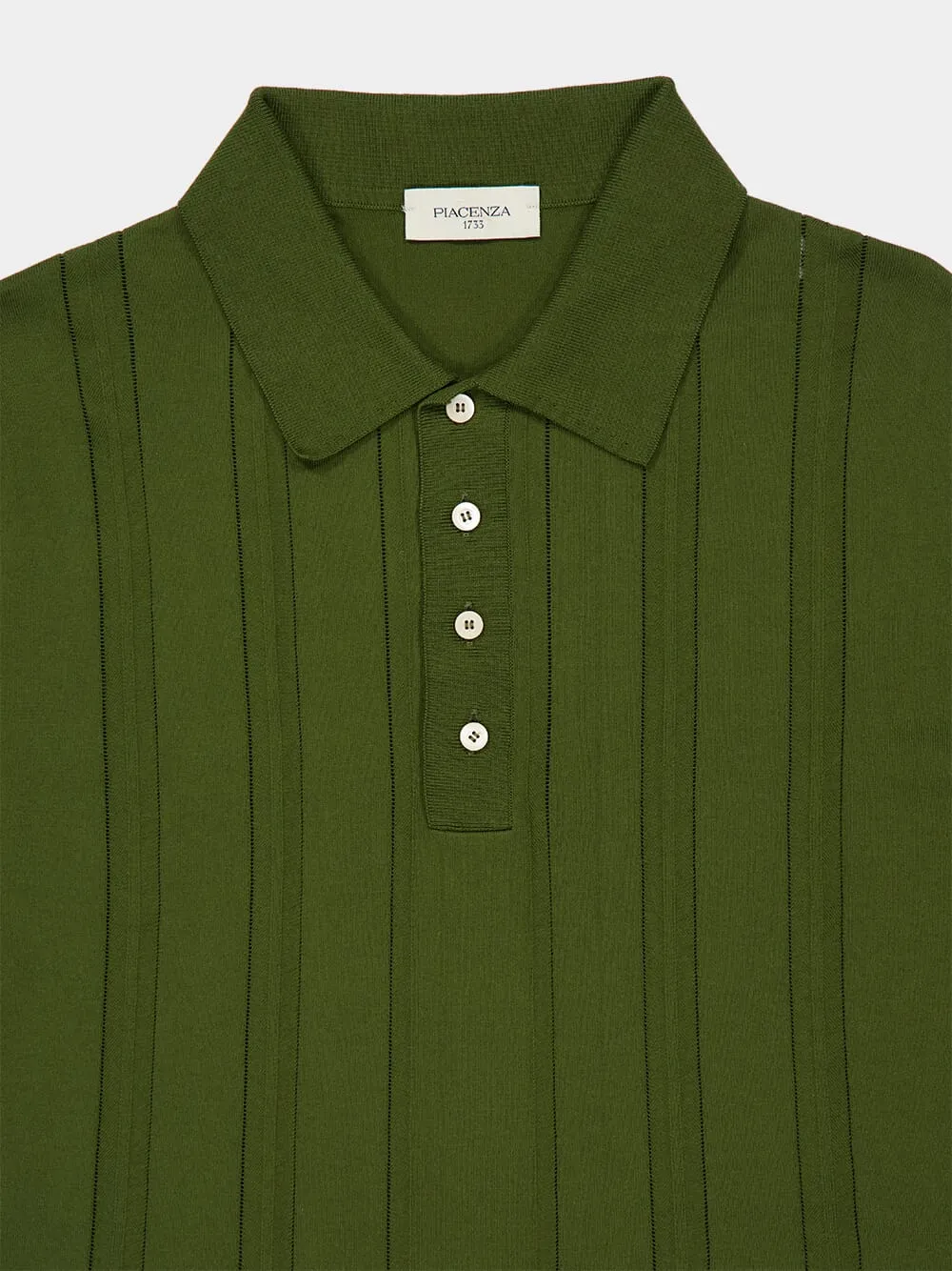 Forest Green Cotton Polo Shirt sold by Fashion Clinic product image thumbnail 3