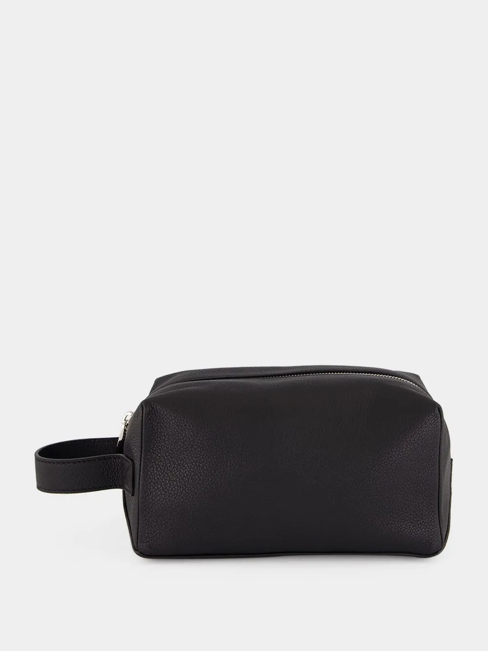 Black Leather Toiletry Case sold by Fashion Clinic