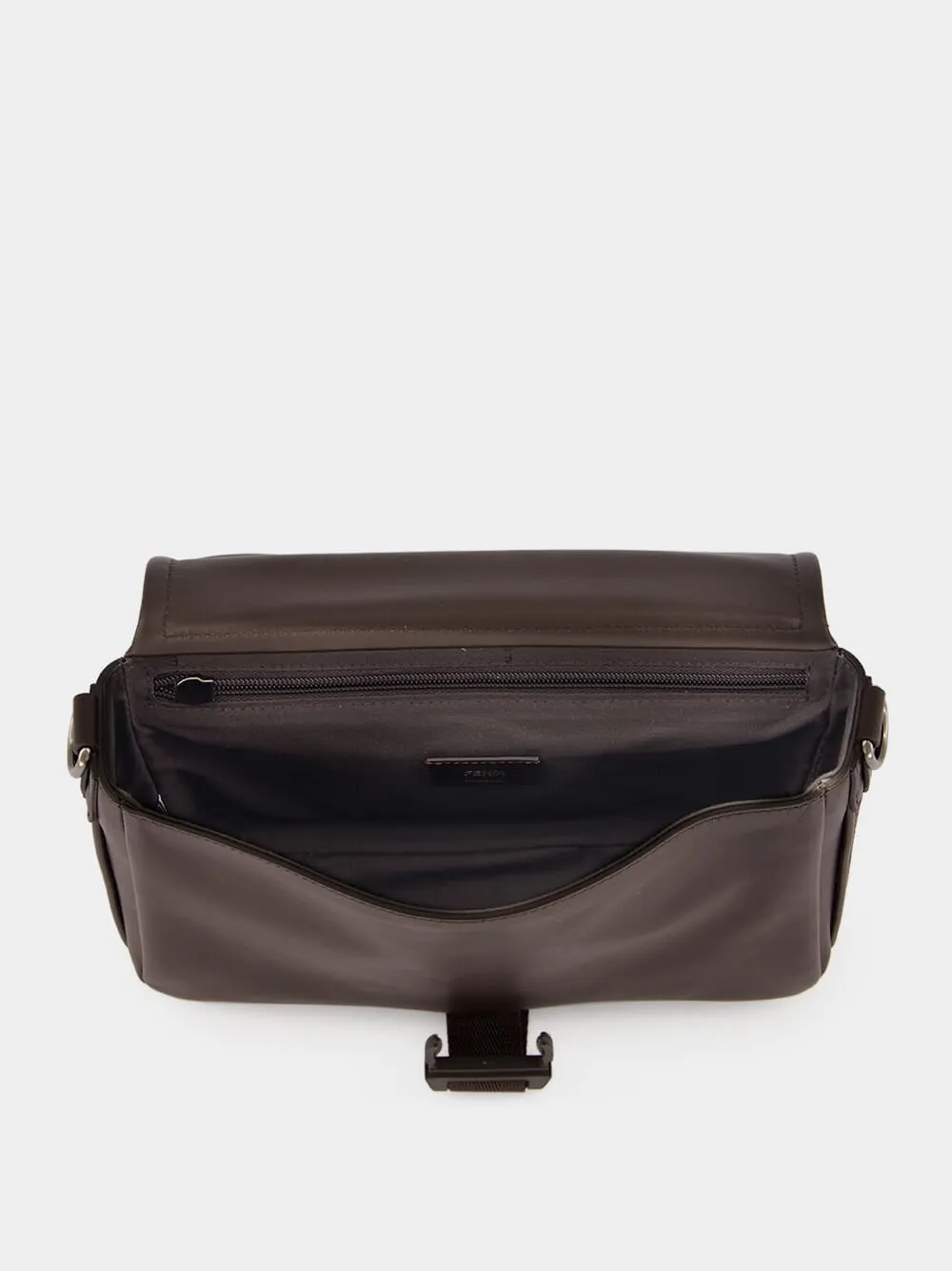 Brown Leather Flux Messenger Bag sold by Fashion Clinic product image thumbnail 5
