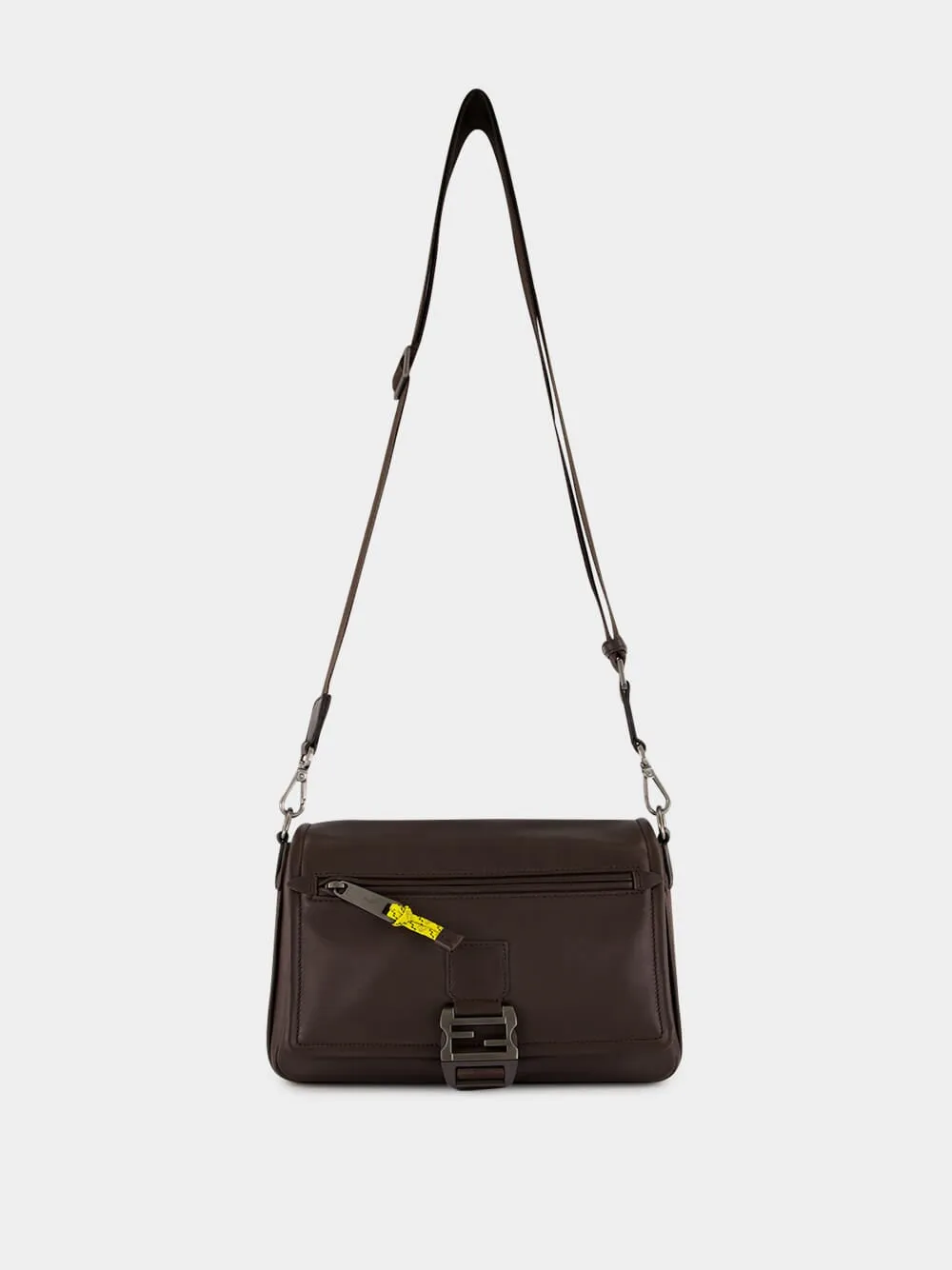 Brown Leather Flux Messenger Bag sold by Fashion Clinic product image thumbnail 2
