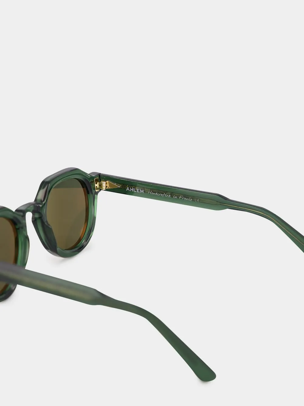 Grenelle Dark Green Sunglasses sold by Fashion Clinic product image thumbnail 5