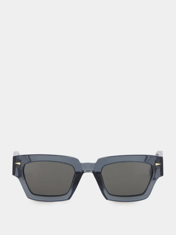 Magenta Petrol Light Sunglasses made by Ahlem Eyewear