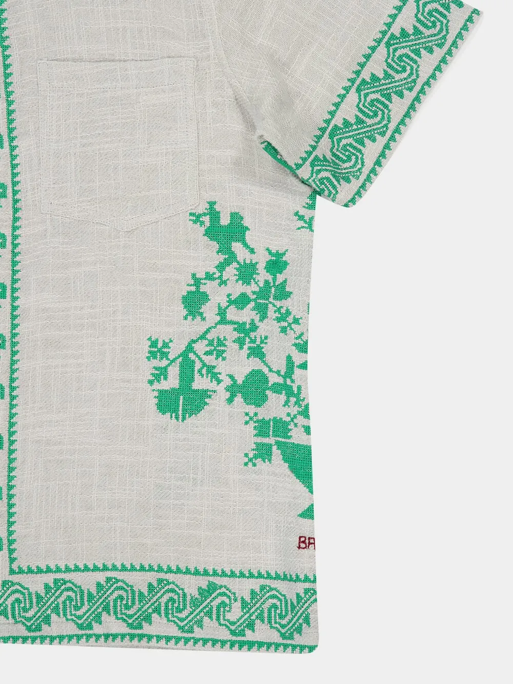 Tulum Emerald Green Shirt sold by Fashion Clinic product image thumbnail 4