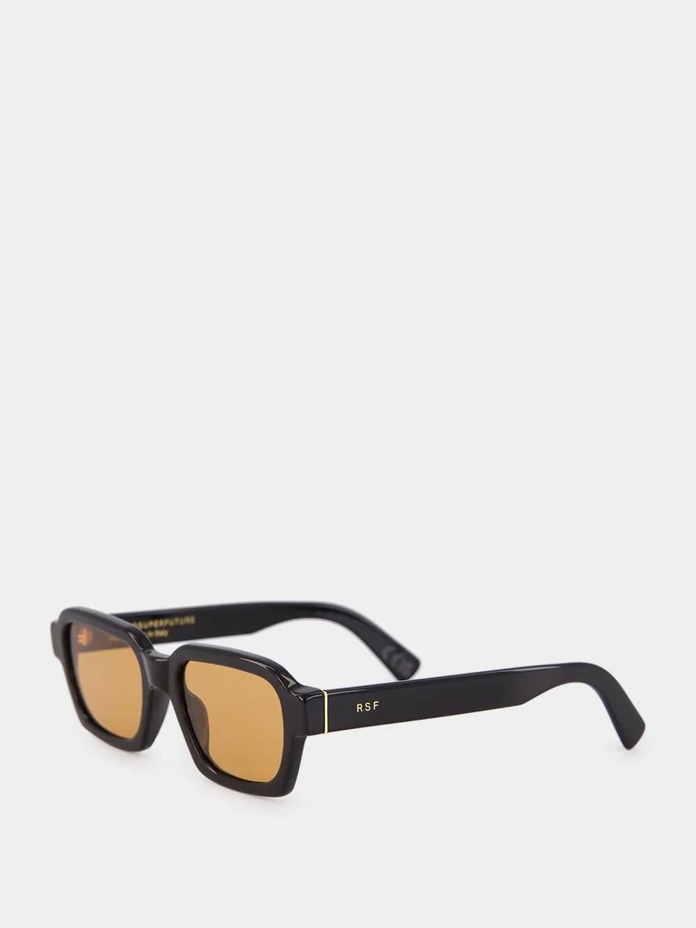 Caro Black and Orange Geometric Sunglasses sold by Fashion Clinic product image thumbnail 4