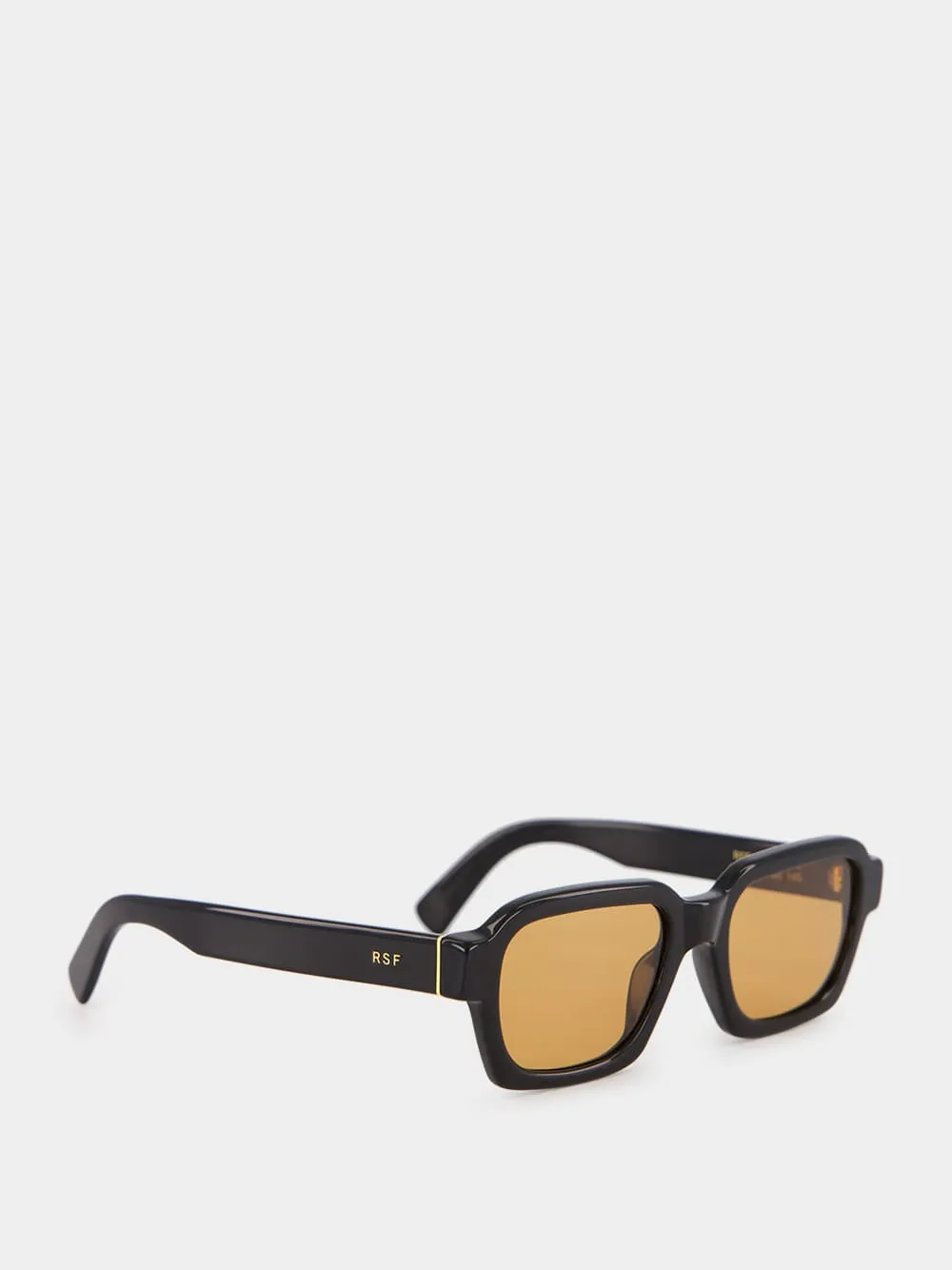 Caro Black and Orange Geometric Sunglasses sold by Fashion Clinic product image thumbnail 3