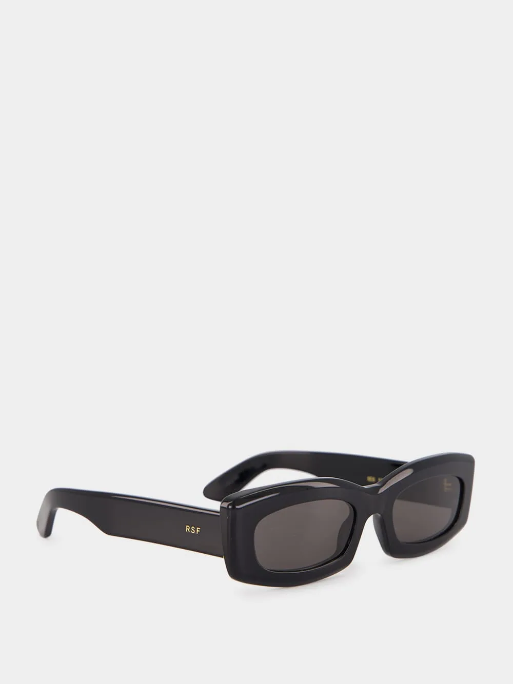 Zaga Black Rectangular Sunglasses sold by Fashion Clinic product image thumbnail 3