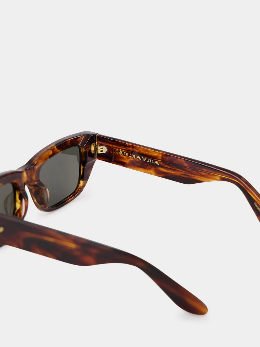 Ra Havana Striata Rectangular Sunglasses sold by Fashion Clinic product image thumbnail 5
