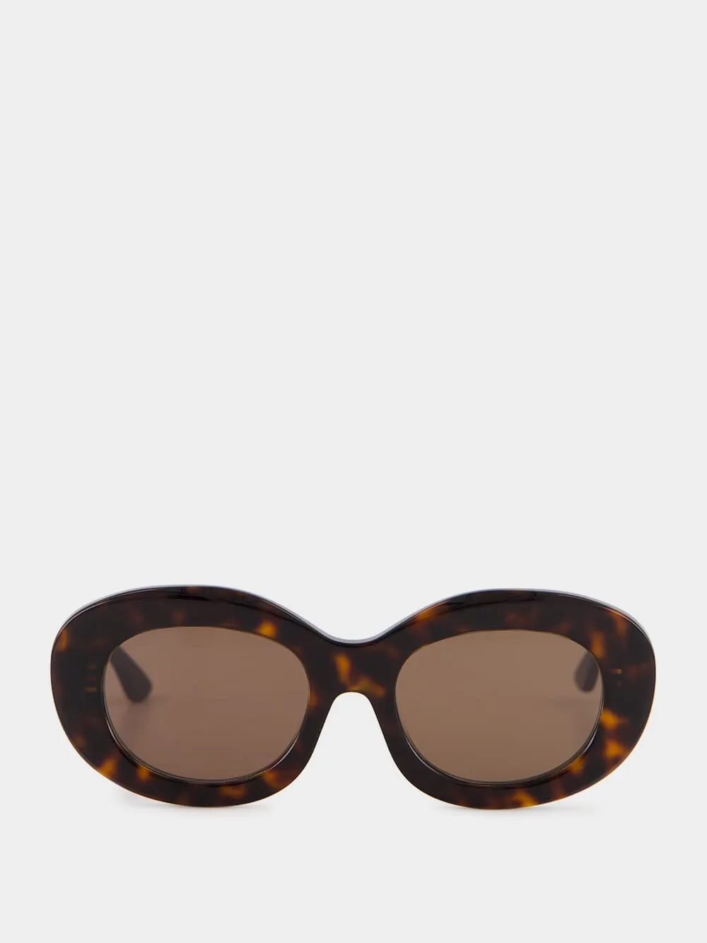 Envy Tortoiseshell Oval Sunglasses sold by Fashion Clinic