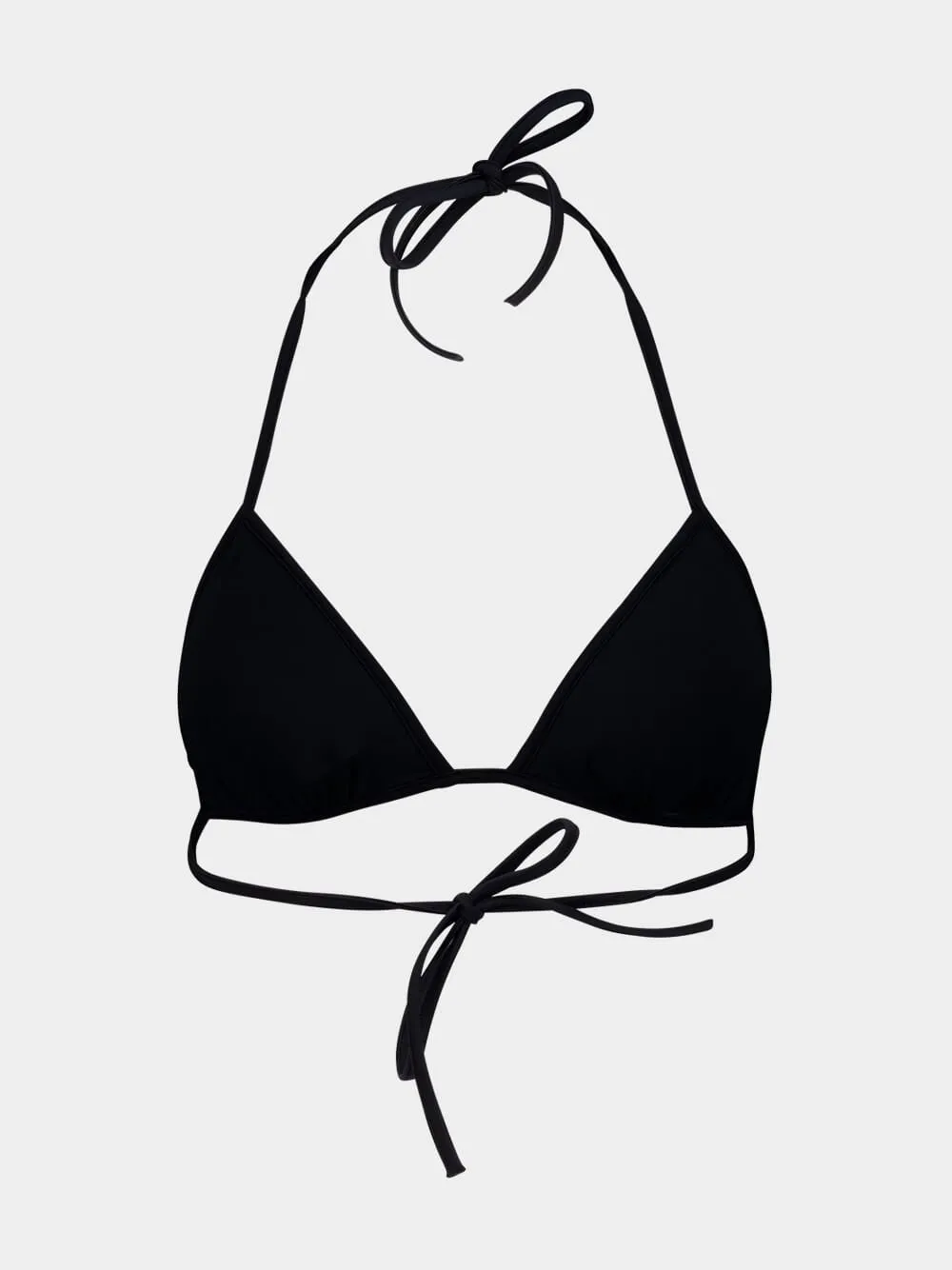 Fuchsia and Black Iride Triangle Bikini Top sold by Fashion Clinic product image thumbnail 3