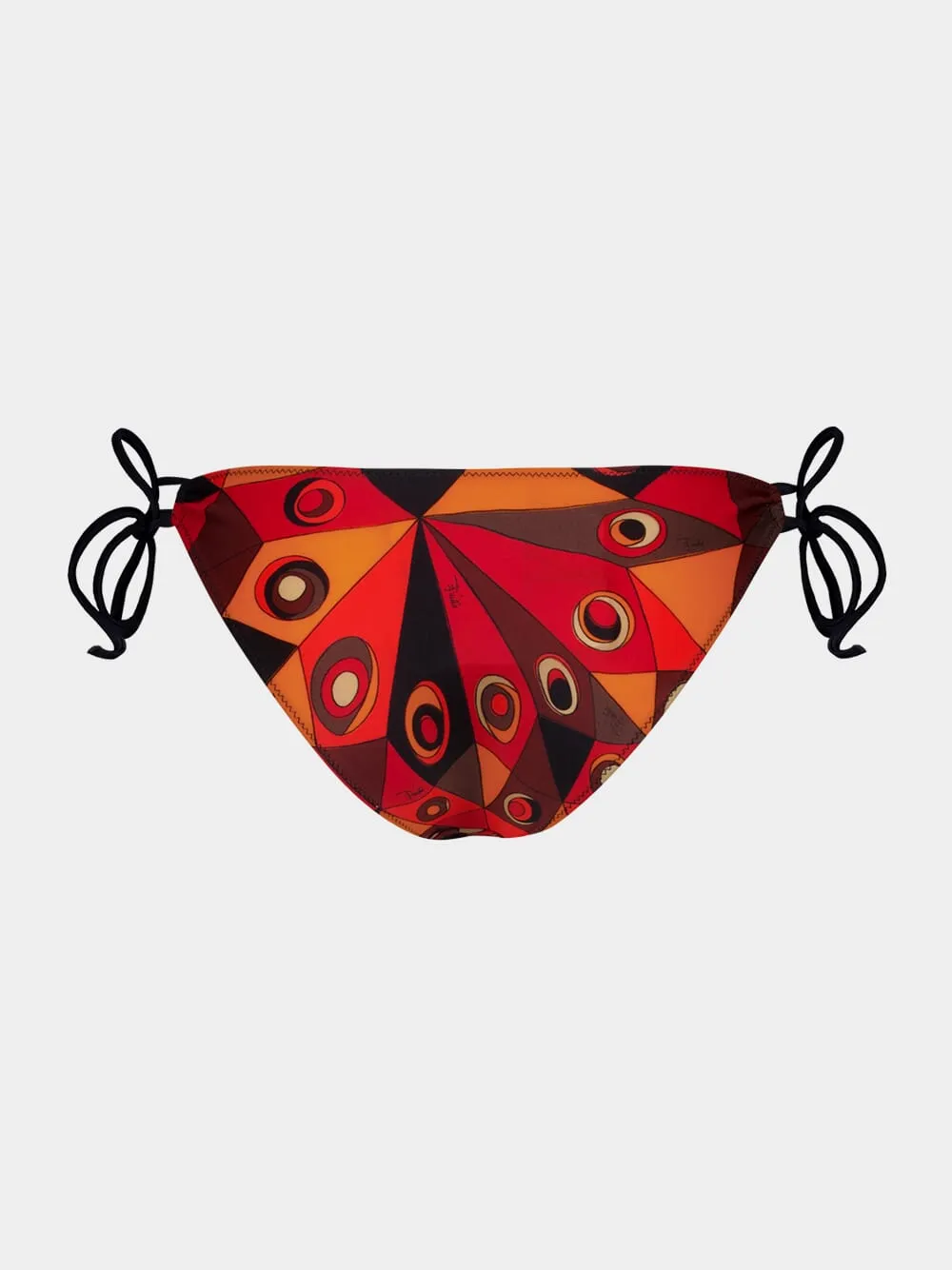 Black and Orange Occhi Bikini Bottom sold by Fashion Clinic product image thumbnail 2