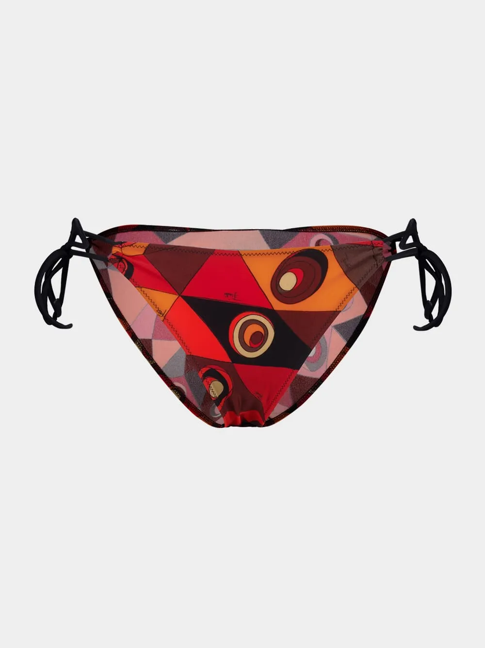 Black and Orange Occhi Bikini Bottom sold by Fashion Clinic