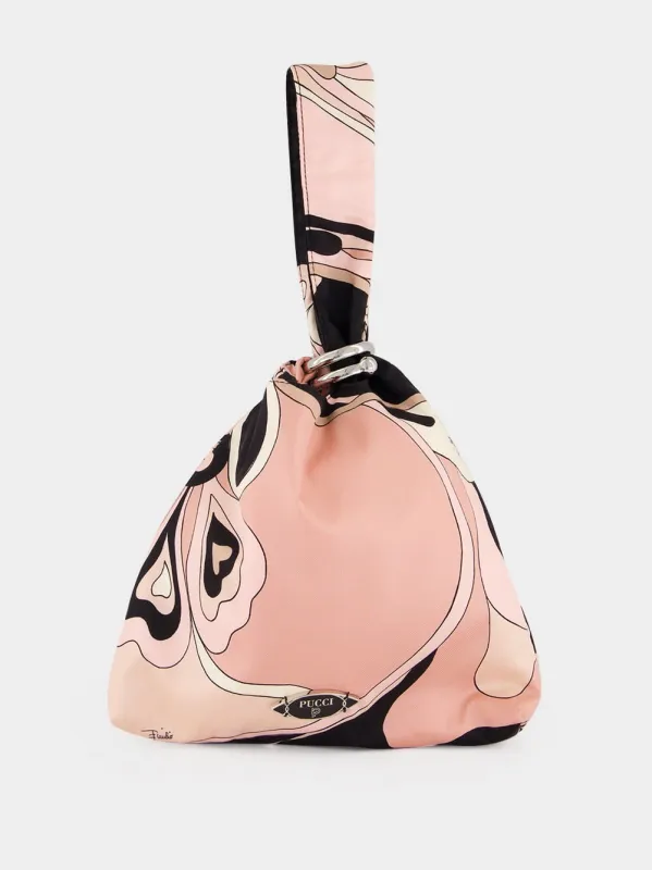 Nude Emilio Orchidee Silk Mini Bag made by Emilio Pucci